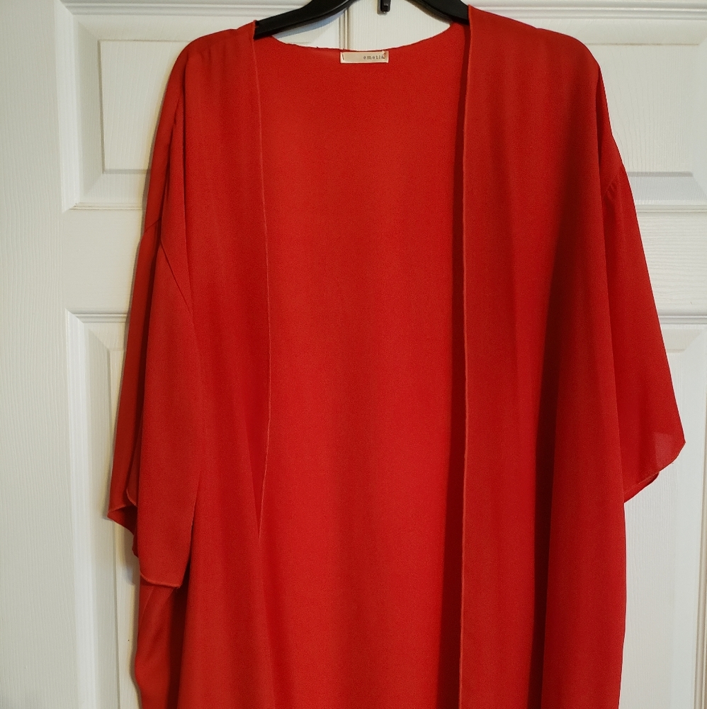 Sheer cardigan from One Faith Boutique